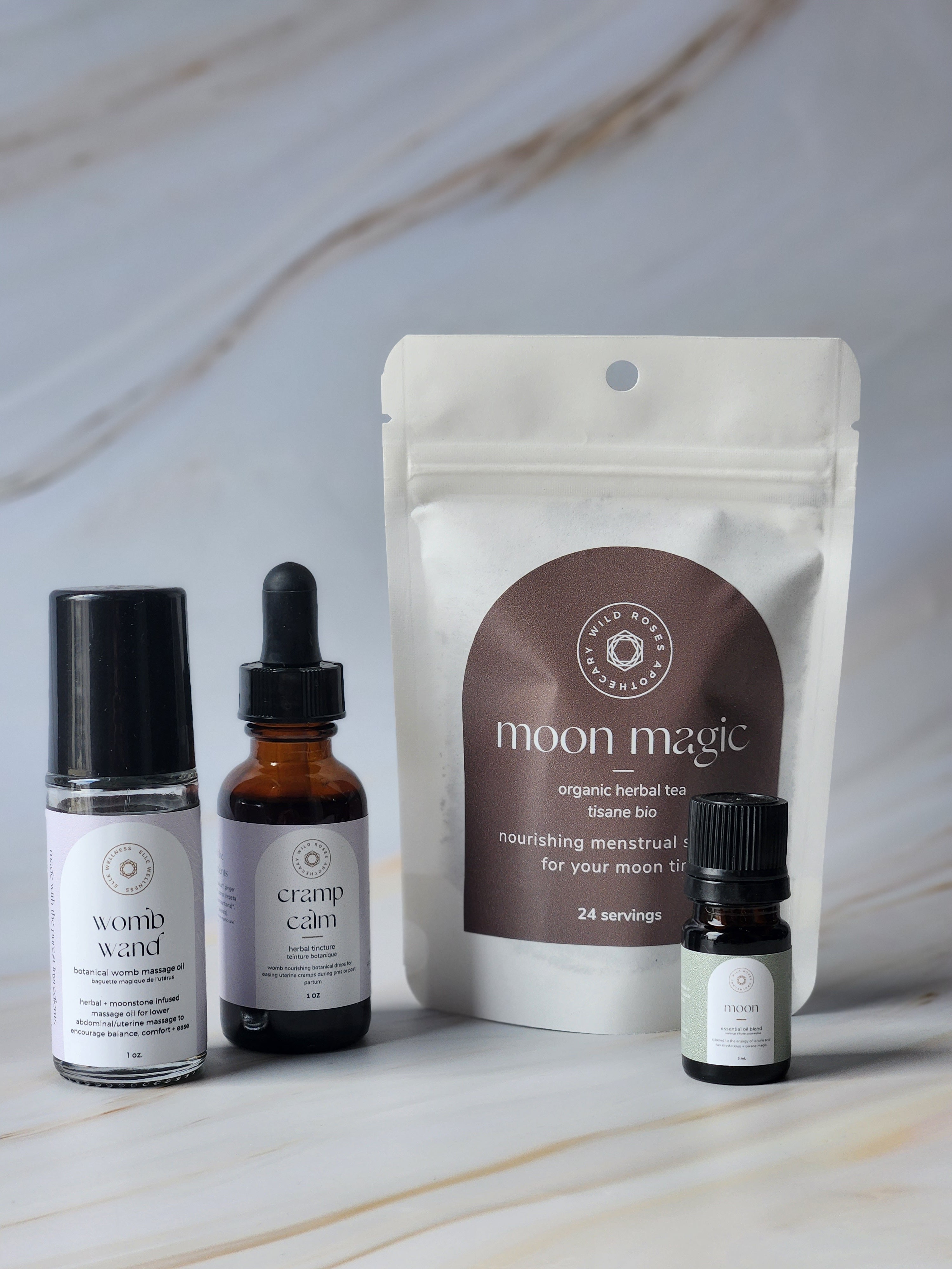 Moon Medicine PMS Bundle Wild Roses Apothecary