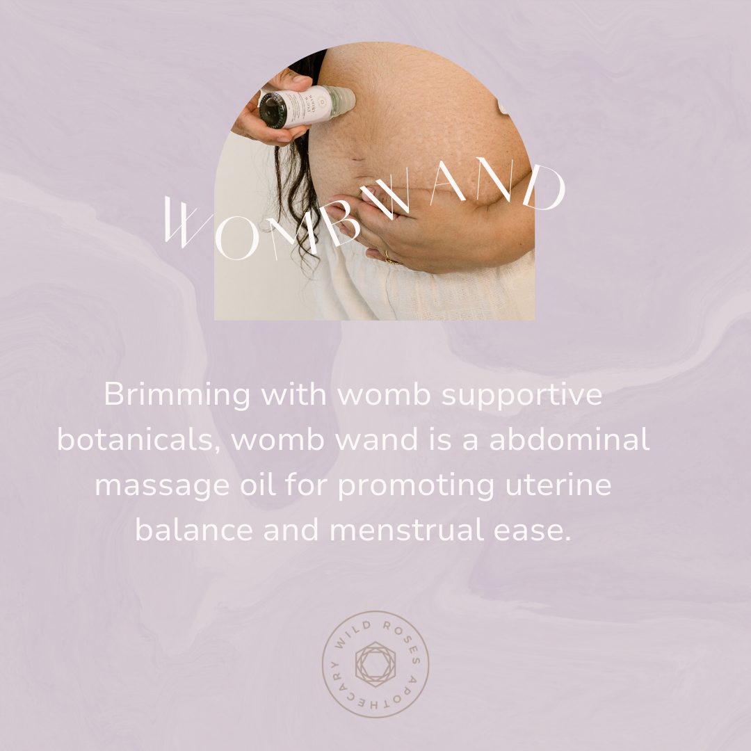Womb Wand | Roll-On Herbal Massage Oil